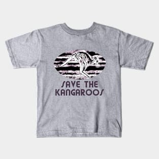 Save the kangaroos Kids T-Shirt